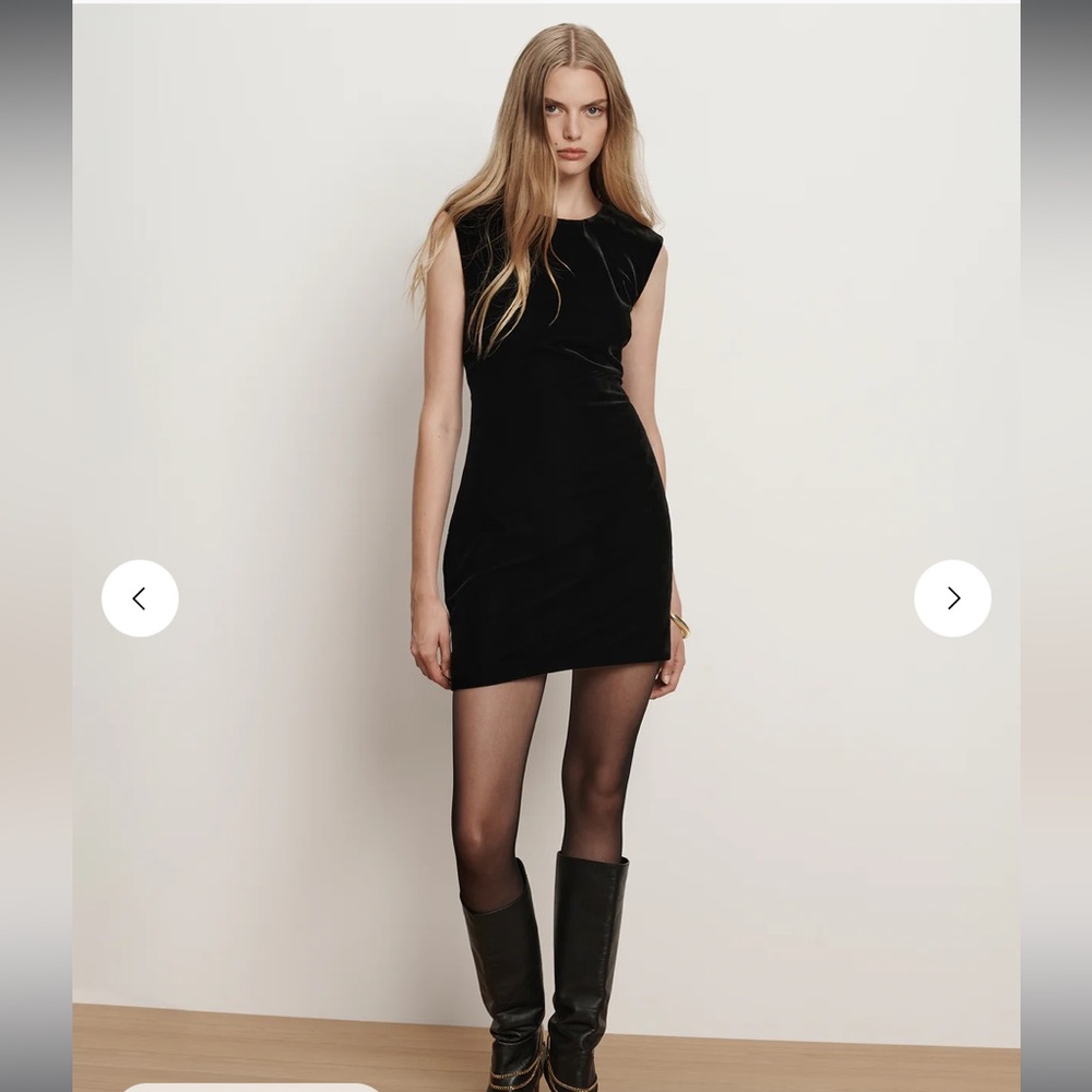 NWT Veronica Beard Svetlana Velvet Mini Dress